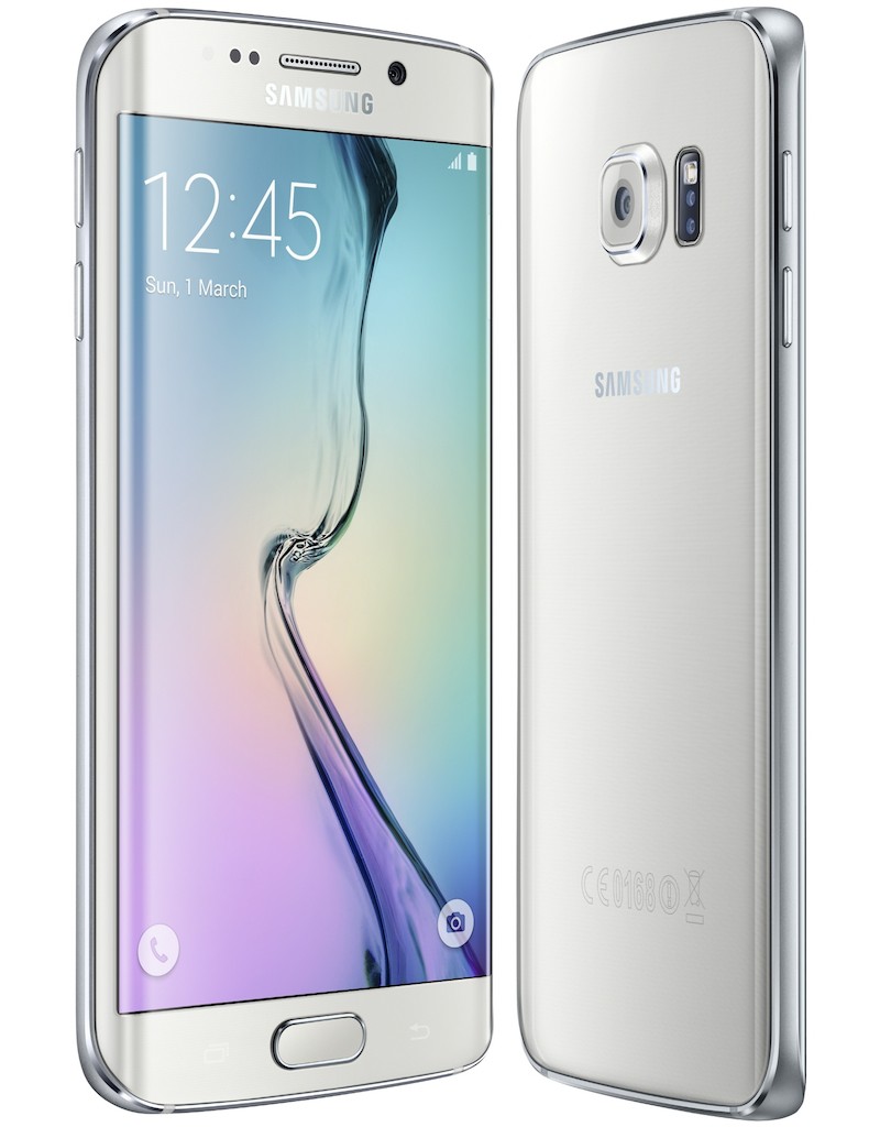 Galaxy S6 Edge'l on moodsad kumerad servad ja soliidne klaasist ning metallist disain. Foto: Samsung