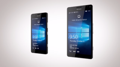 Uhked kaksikud – Lumia 950 ja 950 XL. Foto: tootja