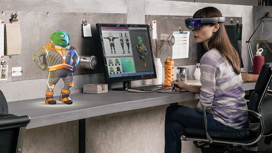 Очки дополнительной реальности HoloLens от Microsoft