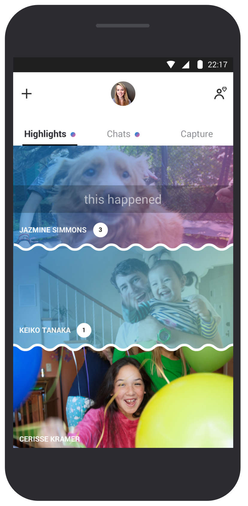 Highlights - аналог Snapchat Stories в Skype