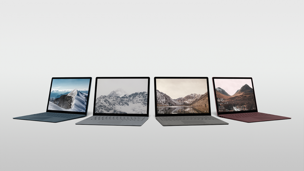 Серия ноутбуков Surface Laptop. Фото: Microsoft