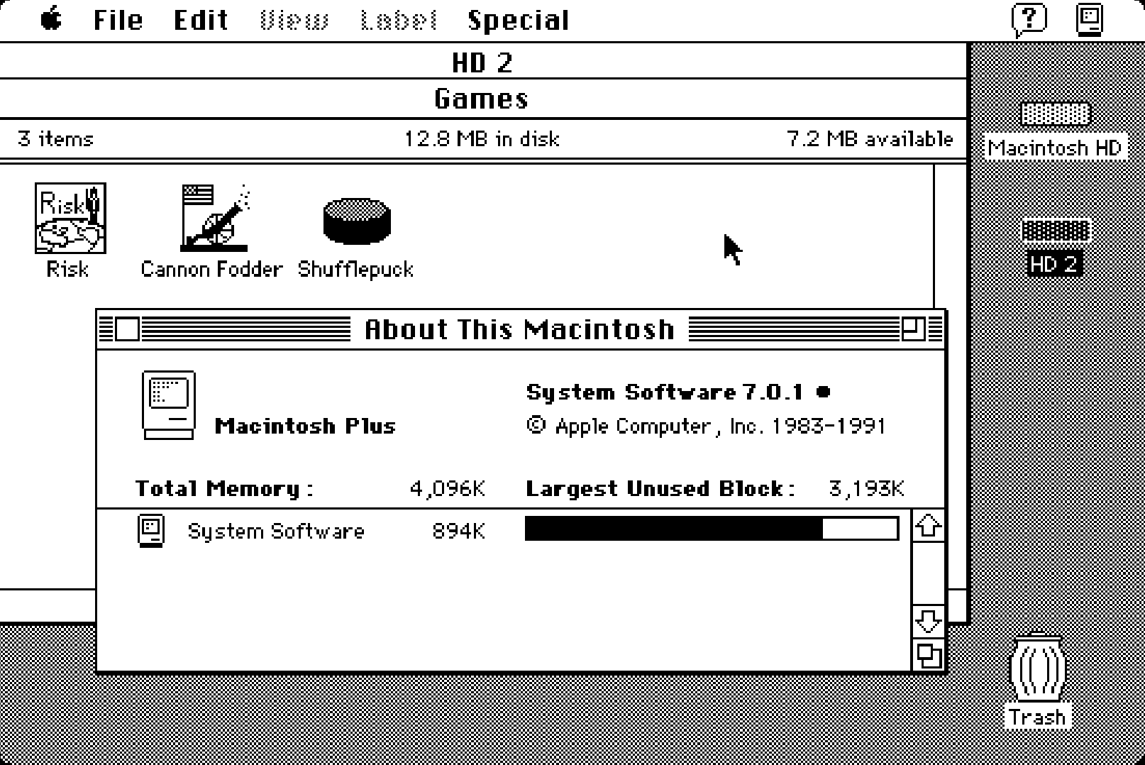Полноценная Macintosh System 7 в браузере